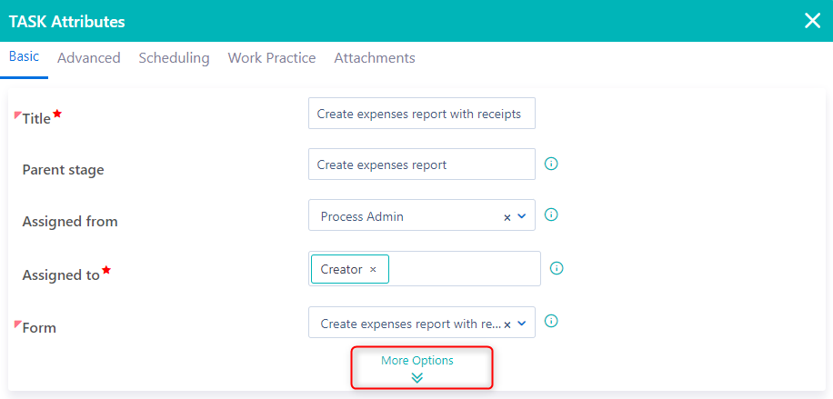 Workflow Task basic | Comidor Platform